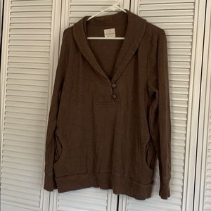 Brown Sweater with pockets